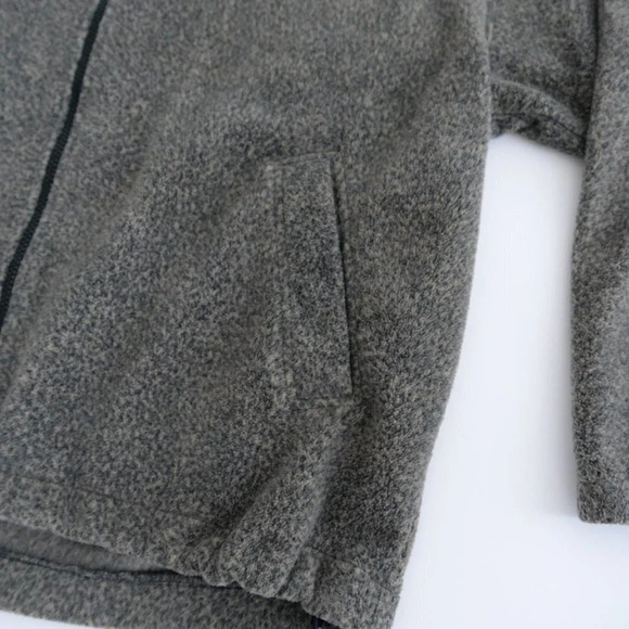 Vintage Gear for  Sports Wisconsin Brown Grey Zip Up Fleece Sweater Size XXL - Picture 6 of 11